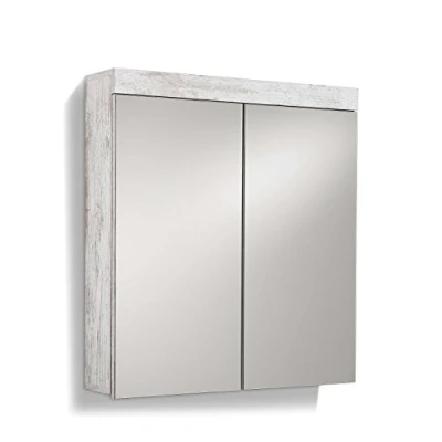 Abbildung von trendteam smart living Spiegelschrank Spiegel Badezimmer Cancun Aufbaumaß (BxHxT) 72 x 79 17 cm Farbe Canyon Weiß Pine 125940568