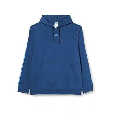 Abbildung von Reebok Herren Ri Tape Oth Hoodie Kapuzen Sweatshirt, Batik Blue, M