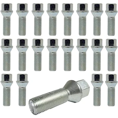 Abbildung von TRACER 20 Radschrauben Radbolzen M12x1,5 28mm Kegelbund kompatibel mit Audi BMW VW Chrysler Citroen Daewoo FIAT Mercedes Mini Nissan Opel Peugeot Renault Seat Skoda Suzuki Volkswagen Dacia