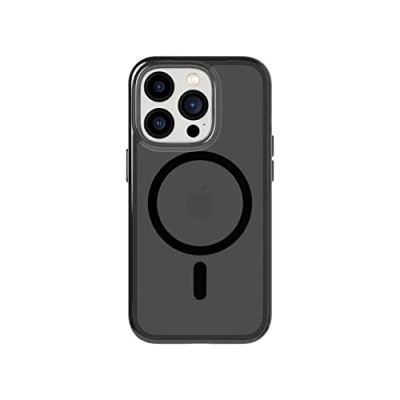 Abbildung von Tech 21 iPhone 14 Pro Evo Tint Kompatibel mit MagSafe Stoßdämpfende &amp; Kratzfeste getönte Handyhülle 3, 6 m Multi Drop Schutz, T21 9842, Aschgrau