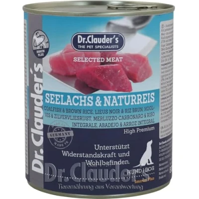 Abbildung von Dr.Clauder‘s Selected Meat Seelachs &amp; Naturreis 800g