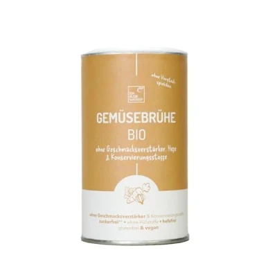 Abbildung von Wacker Gemüsebrühe Bio, 300g. Glutenfrei, laktosefrei &amp; vegan. Ohne Zuckerzusatz, Hefe Geschmacksverstärker.