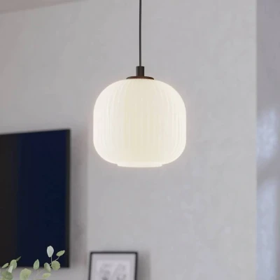 Abbildung von Eglo 99366 Hängeleuchte MANTUNALLE weiß H:110 Ø:20cm dimmbar