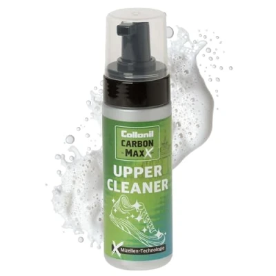 Abbildung von Collonil Carbon MaxX Upper Cleaner Cleaning mit Mizellen Technologie Schuhreiniger für alle Materialien Sneaker einfache &amp; schonende Reinigung Made in Germany 150 ml
