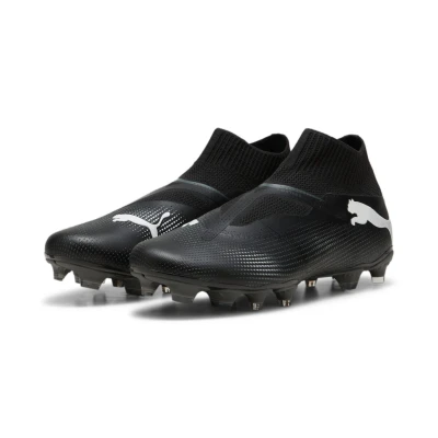 Abbildung von Puma Future 7 Match Laceless FG/AG Fußballschuh Nocken, Herren, Größe: 46.5, Black/white Schuhe