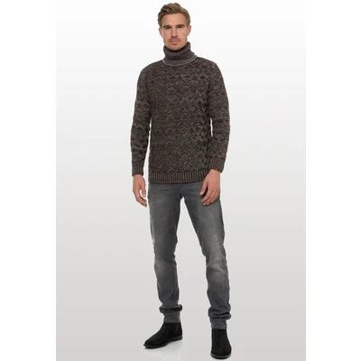 Abbildung von Rusty Neal Strickpullover, mit angesagtem Karo Design