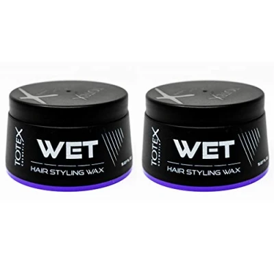 Abbildung von Totex Wet Haarwachs I Hair Styling Wax Wassermelonen Duftendes glänzenden und natürlichen Haarlook maximale Kontrolle 150ml (2 Stück)