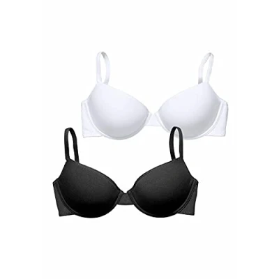 Abbildung von Lascana Bügel BH, Damen, Größe: 75A, Schwarz weiß