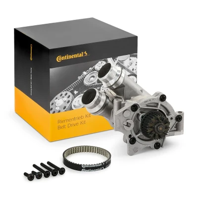 Abbildung von CONTITECH CT1143WP2 Wasserpumpe + Zahnriemensatz Thermostat in verbaut 54 VOLKSWAGEN: GOLF 6, Transporter 5 Bus, Passat B6 Variant