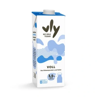 Abbildung von vly Die köstlich cremige Milchalternative aus Erbsenprotein + Kalzium Vegane ORIGINAL: Müsli Shakes Kochen Viel Protein, wenig Zucker, Erbsenproteingetränk, Protein