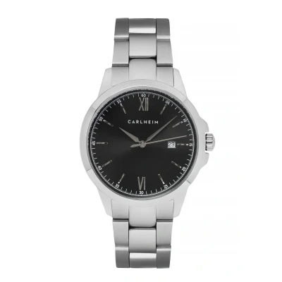 Abbildung von Carlheim Henri LINK Uhr, Herren, Größe: One Size, Silver/black