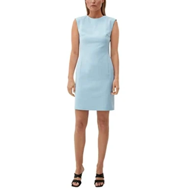 Abbildung von s.Oliver Black Label Etuikleid, Damen, Größe: 44, Blau