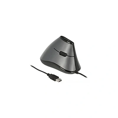 Abbildung von Delock ergonomische optische 5 Tasten vertikal USB Maus; vorbeugend gegen Mausarm / Tennisarm (RSI Syndrom), 12527