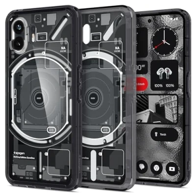 Abbildung von Spigen Ultra Hybrid ZeroOne Hülle Kompatibel mit Nothing Phone (2), Polykarbonat, Faltbar