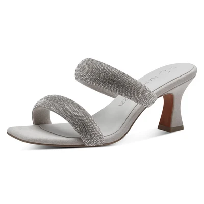 Abbildung von Marco Tozzi Pantolette hoch, Damen, Größe: 40, Grey Textil