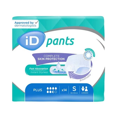 Abbildung von ID Pants Cotton Feel plus Gr.S 14 St