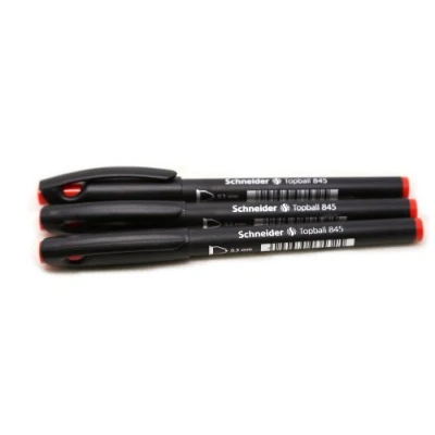 Abbildung von 10 x Schneider Tintenroller Topball 845 rot