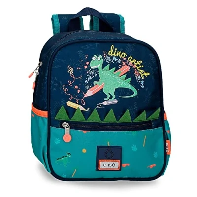 Abbildung von Enso Dino artist Vorschulrucksack Multicolor 23x25x10 cm Polyester 5,75L