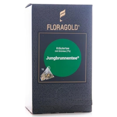 Abbildung von FLORAGOLD Pyramidenbeutel Kräutertee Jungbrunnentee, 1er Pack (1 x 38 g)