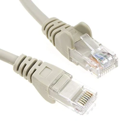 Abbildung von Grey Netzwerk Ethernet RJ45 Cat5E CCA UTP Patchkabel 26AWG Kabel Anschlusskabel 10 m [10 Meter/10m]