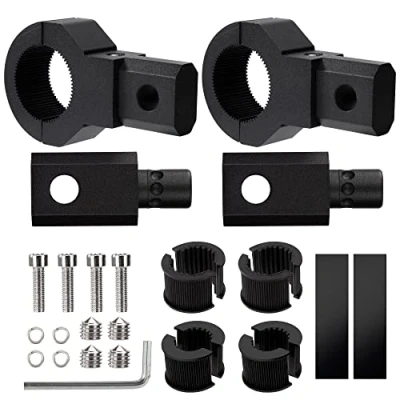 Abbildung von GUNGY Arbeitsleuchten Halterung Universal 19 32mm Light Bar Halterungs 360 Gedreht Eingestellt für Frontschutzbügel Geländewagen Auto LKW Motorrad Boot 2 Stück