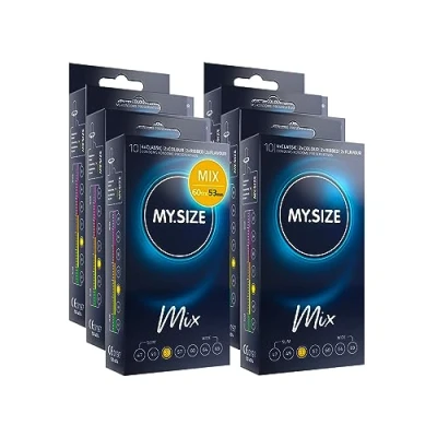 Abbildung von My.Size Mix Kondome Größe 3, 53 mm, Vorteilspackung, Inhalt 60 Stück
