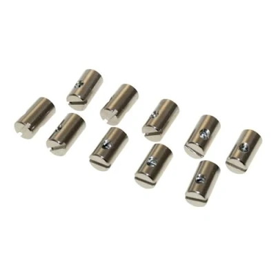 Abbildung von 10x Bowdenzug Schraubnippel Klemmnippel 5,5x10 mm kompatibel mit Puch Hercules Kreidler Zündapp Mofa Moped Mokick