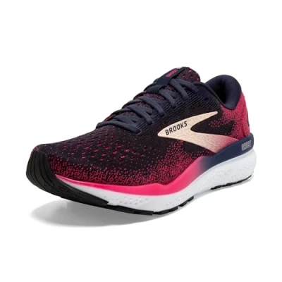 Abbildung von Brooks Ghost 16 Laufschuh Neutral, Damen, Größe: 38.5, Peacoat raspberry apricot Schuhe