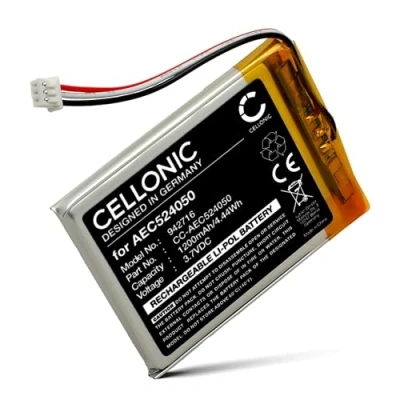 Abbildung von CELLONIC Akku kompatibel mit Corsair HS70 SE, HS75 XB, Void Pro RGB 3.7V 1200mAh