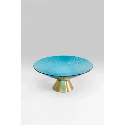 Abbildung von Kare Design Schale Birdie Ø26cm Deko, Glas, Blau