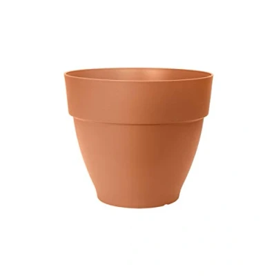 Abbildung von elho Vibia Campana Rund 40 Blumentopf für Außen Ø 39.0 x H 33.4 cm Braun/Terra