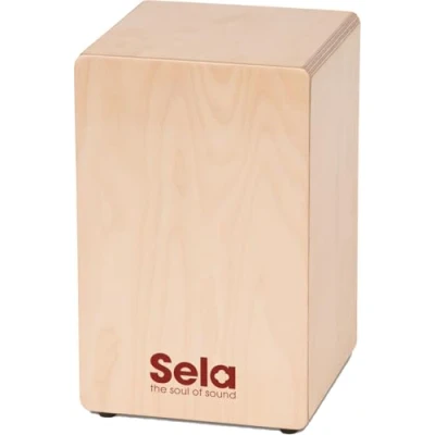 Abbildung von Sela SE 117 Primera Cajon für Einsteiger und Fortgeschrittene inkl. Snare System, 12 mm Birkenkorpus, spielfertig aufgebaut, Made in Germany