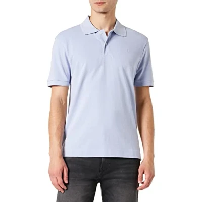 Abbildung von Seidensticker Fashion SLIM FIT Poloshirt, Herren, Größe: Large, Light blue