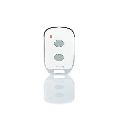 Abbildung von Marantec Digital 572 Handsender 868 MHz, kleine 2 Kanal Funk Fernbedienung/Garagentoröffner für Garagentorantriebe, Weiß