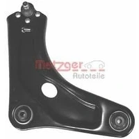 Abbildung von METZGER 58061402 Querlenker mit Trag /Führungsgelenk, Gummilager Vorderachse rechts PEUGEOT: 208 I Schrägheck, 207 CC, Schrägheck