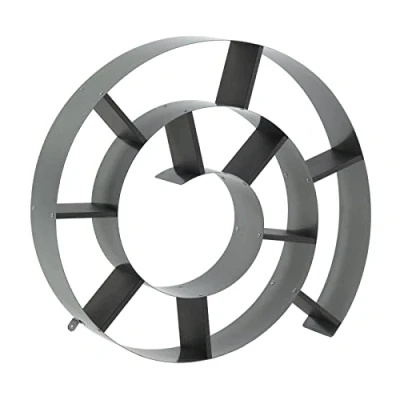 Abbildung von Kare 70755 Wandregal SNAIL 75x75x13 cm silber