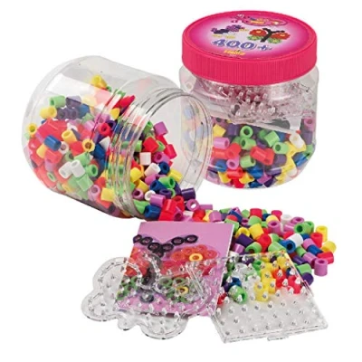 Abbildung von Hama Maxi Perlenset 400 pcs Rosa Deckel