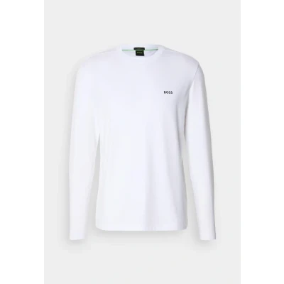 Abbildung von BOSS TEE LONG Langarmshirt, Herren, Größe: XS, White