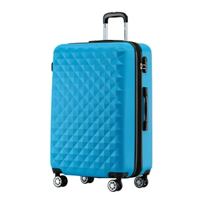 Abbildung von BEIBYE Zwillingsrollen 2066 Hartschale Trolley Koffer Reisekoffer Gepäck M L XL Set (Türkis, XL)