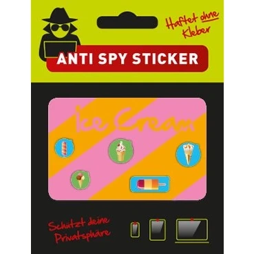 Abbildung von Camblock Webcam Cover, OHNE Klebstoff, 5er Set Typ Ice Cream, Abdeckung, Sticker