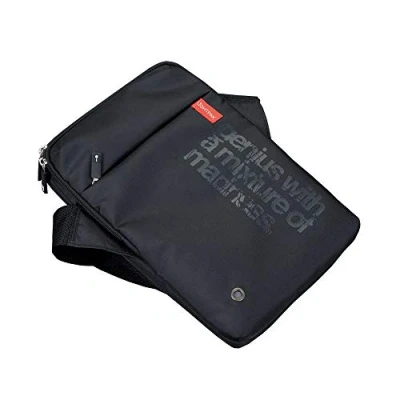 Abbildung von Tablet Umhängetasche Genius, aus strapazierfähigem Nylon, ca. 32,5 x 22 3 cm, schwarz