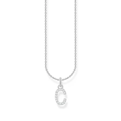 Abbildung von Thomas Sabo Kette mit Buchstaben Anhänger C 925 Sterlingsilber KE2242 051 14