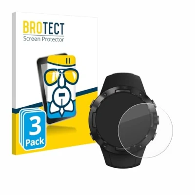 Abbildung von BROTECT Schutzglas für Suunto 5 (3 Stück) Schutzfolie Panzer Folie Glas [Extrem Kratzfest 9H, Anti Fingerprint, Ultra Transparent]