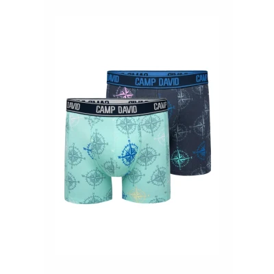Abbildung von Camp David 2 PACK Panties, Herren, Größe: Small, Blue navy sun aqua