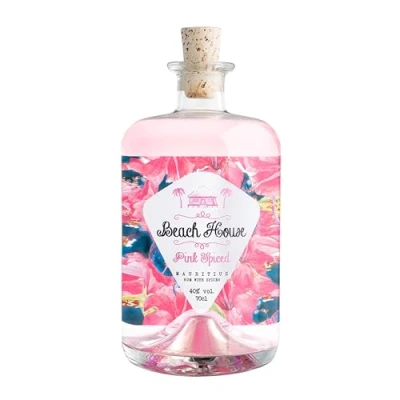 Abbildung von Beach House I Pink Spiced Rum 700 ml Flasche 40% Volume Blumig Fruchtig und prickelnd frisch