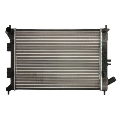 Abbildung von THERMOTEC D70317TT Kühler, Motorkühlung Aluminium 550 398 23 Kühlrippen mechanisch gefügt HYUNDAI: i30 II Schrägheck, Kombi
