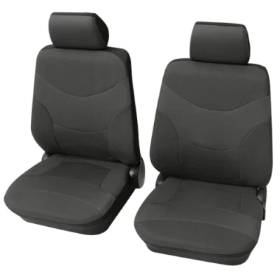 Abbildung von PETEX Auto Sitzbezüge für Vordersitze 6 teilig Vesuv anthrazit, Eco Class mit SAB 1