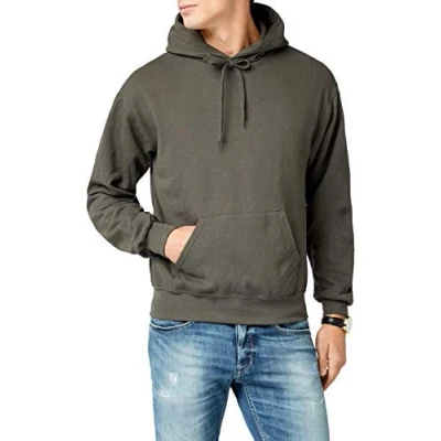 Abbildung von Fruit of the Loom Herren Zip Hooded Sweatshirt, Grau Dunkelgrau, X Large