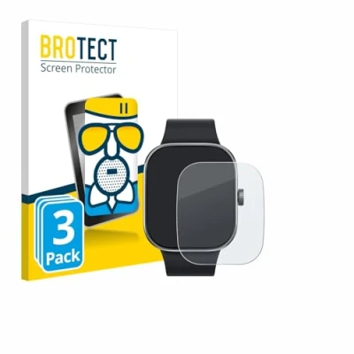Abbildung von BROTECT Entspiegelungs Schutzglas für Xiaomi Redmi Watch 4 (3 Stück) Schutz Folie Panzerfolie Glas Matt [Extrem Kratzfest 9H, Anti Reflex]
