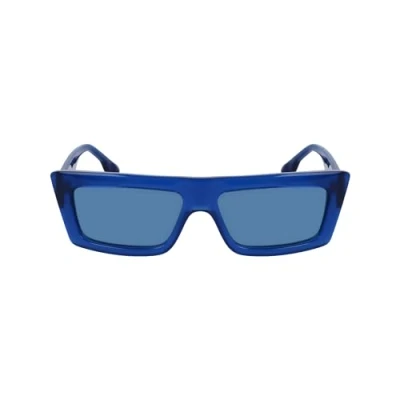 Abbildung von Karl Lagerfeld Unisex KLJ6147S Sunglasses, 432 Electric Blue, 56